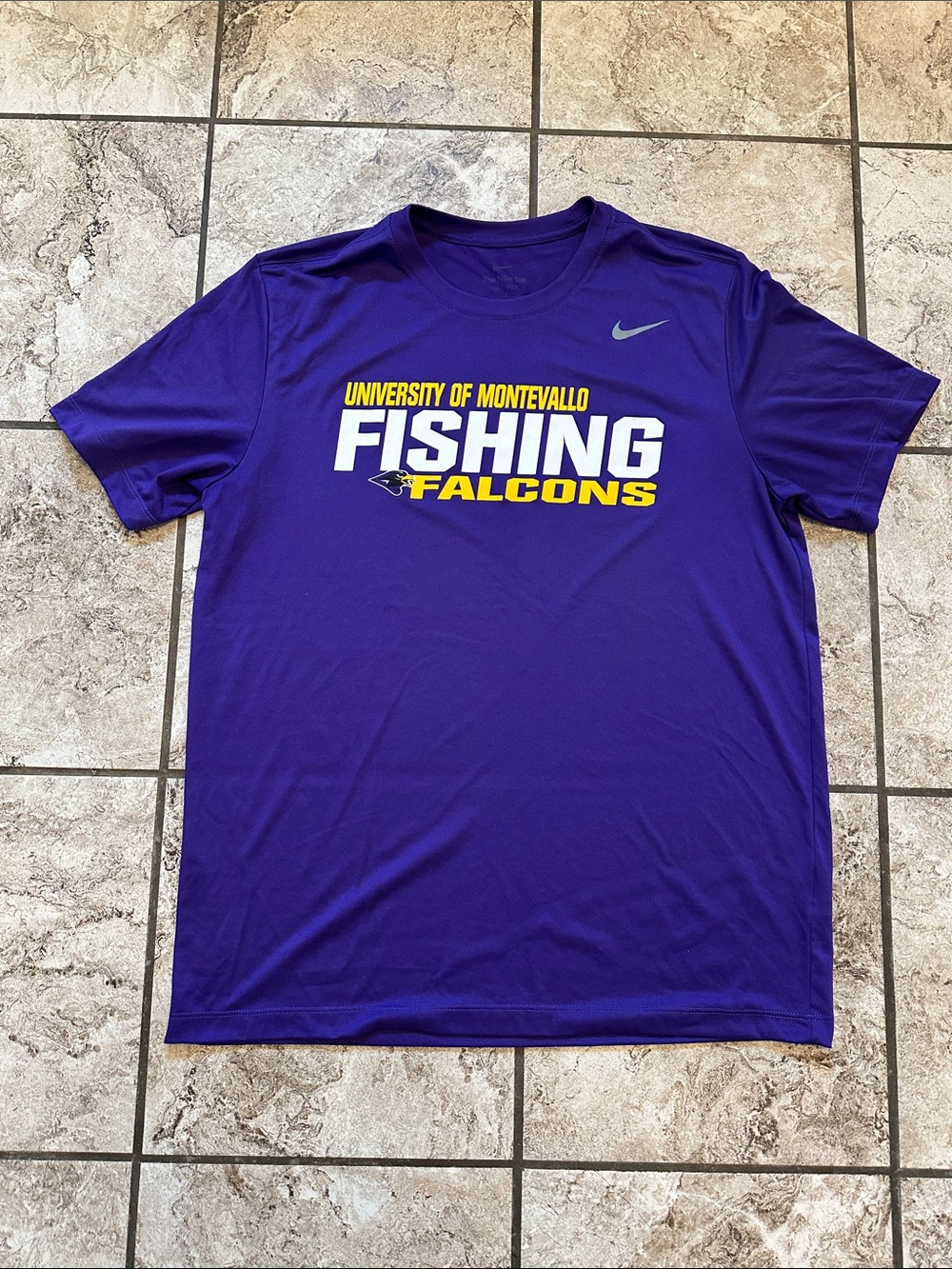 NWOT Nike Dri-Fit University of Montevallo Fishing shirt
